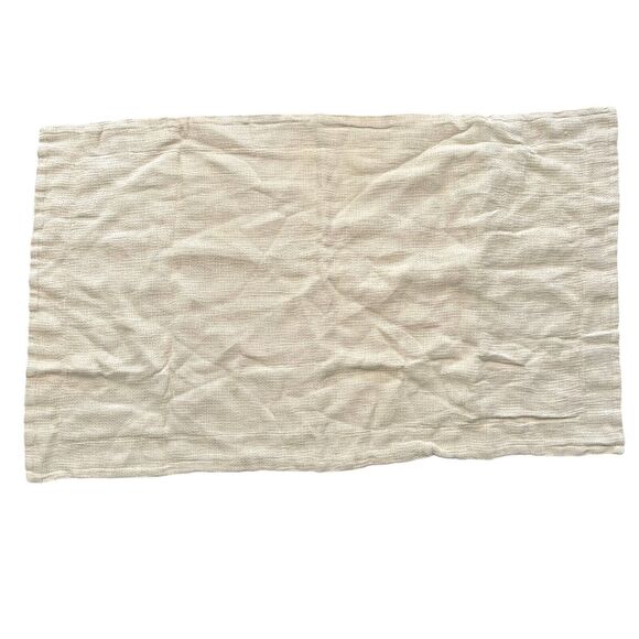 Bella Notte‎ Linens Homespun King Sham Size 40" x 24" Pillow Case 100% Linen - Picture 1 of 10